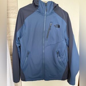 The North Face Apex Bionic 2 Full Zip Lined Hooded Jacket Two Tone Blue Men’s M